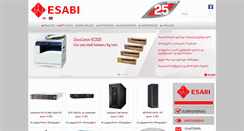 Desktop Screenshot of esabi.ge